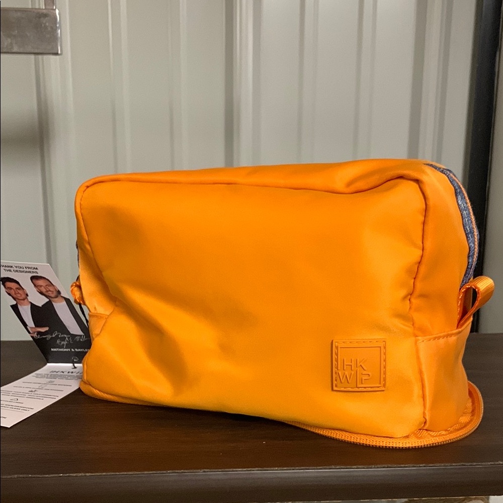 IHKWIP makeup bag new qvc orange